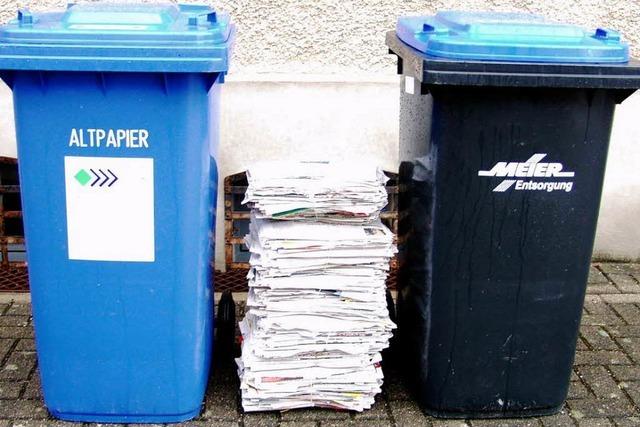 Kampf an der Altpapier-Front