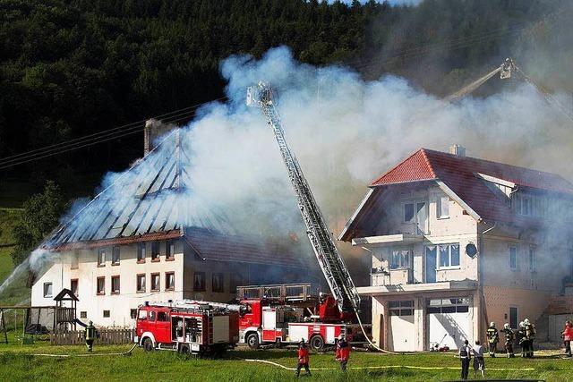 Grobrand im Stabhalterhof in Yach - keine Personen verletzt
