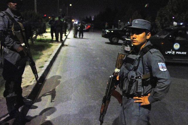Blutiges Ende der Attacke auf Amerikanische Universitt in Kabul