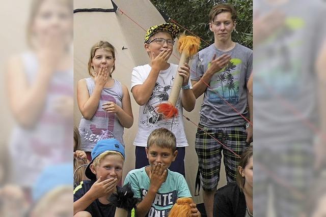 Ein Murger Indianer sein fr zwei Tage
