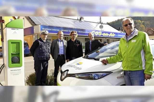 Die erste Stromtankstelle im Tal