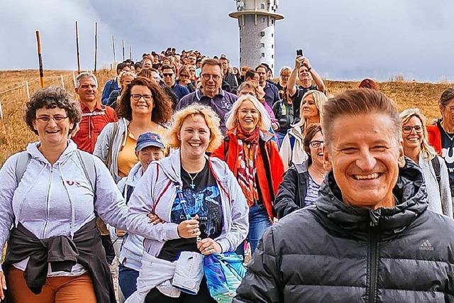 Warum die Band Pur am Wochenende mit 250 Fans im Schwarzwald wandern war