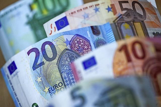Viel weniger Geld als geplant