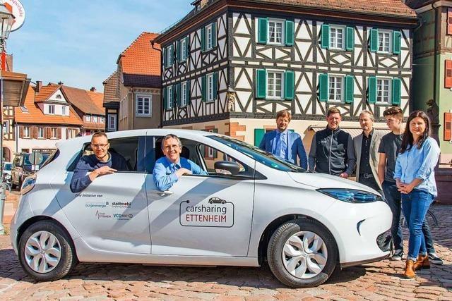 Ab Mitte April gibt’s Carsharing auch in Ettenheim