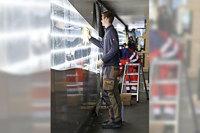 Lichtband in Unterfhrung wird saniert