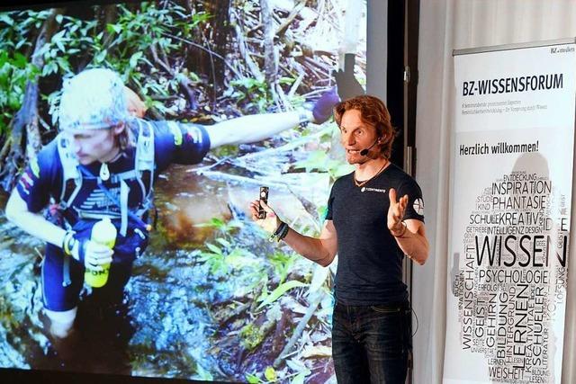 Extremlufer Norman Bcher spricht ber die Kraft des Willens