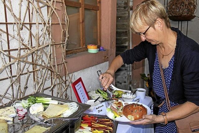 Leckeres Frhstck mit Produkten aus der Region