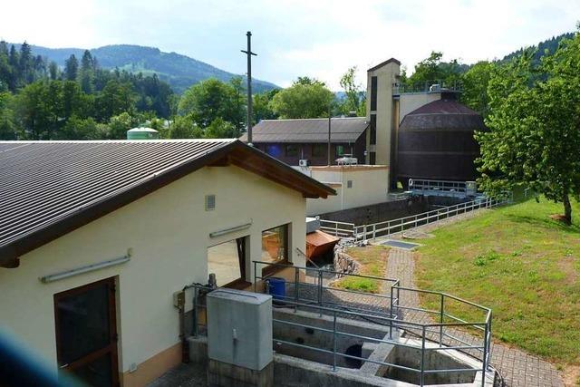 In der Klranlage in Schnau soll Strom aus Faulgas erzeugt werden