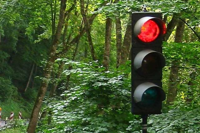 Die B317 ist bei Zell bis zu 4 Wochen halbseitig gesperrt