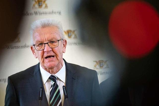 Kretschmann fordert Notfallfonds fr kleine Betriebe und Eltern