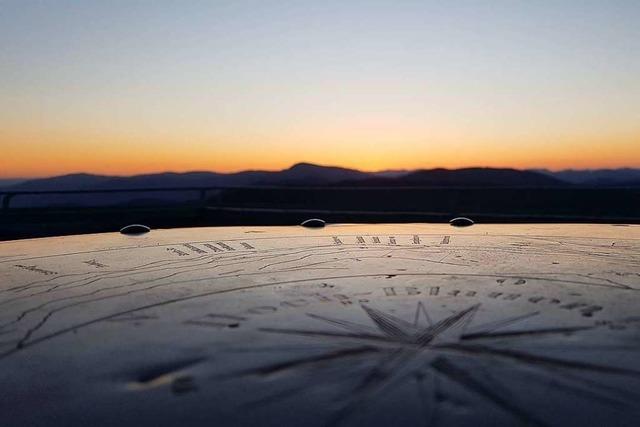 Raus aus dem Bett zum Sonnenaufgang auf dem Hochblauen