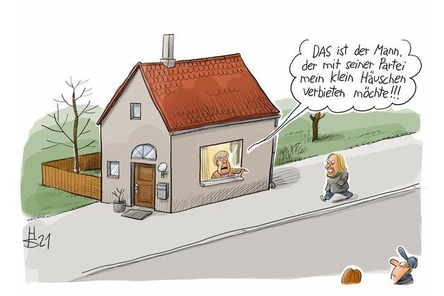 Toni Hofreiter beim Spazierengehen erkannt