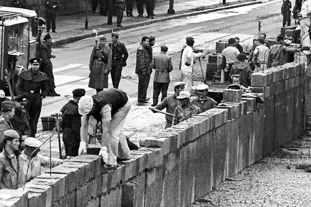 Die Aufarbeitung muss auch 60 Jahre nach dem Bau der Mauer weitergehen