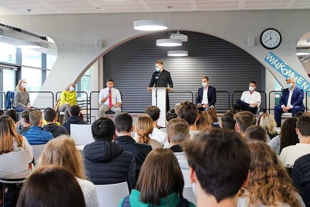 Die Linke liegt bei Schlerinnen und Schlern des Lahrer Scheffel-Gymnasiums vorn
