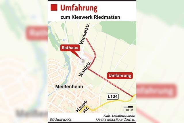 Die Umgehung soll das Dorf entlasten