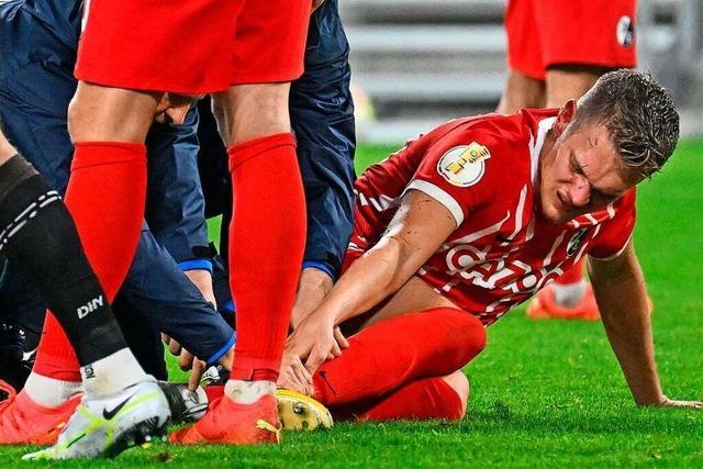 Matthias Ginter ist der Stehaufmann beim 2:1-Pokalerfolg des SC Freiburg
