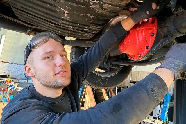 Alexander Otto ist als einer der besten Kfz-Mechatroniker ausgezeichnet worden