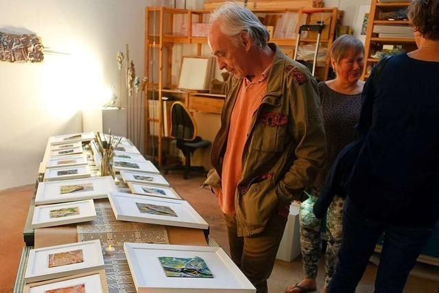 In der Kesselhaus-Nacht in Weil am Rhein geht es auf Tuchfhlung mit Kunst und Knstlern