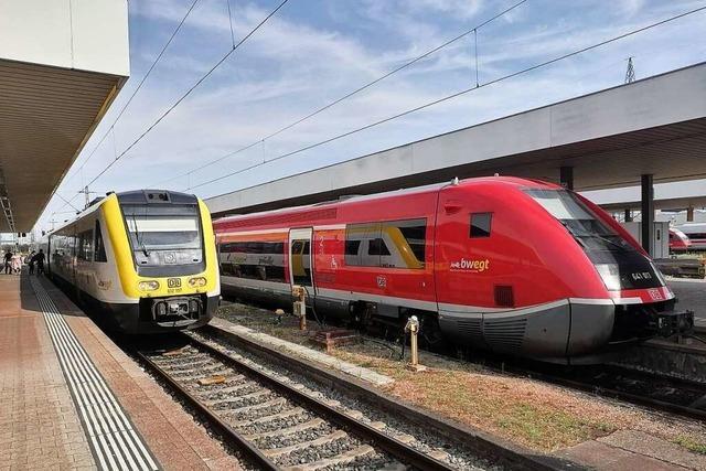 Der Kreis Lrrach kommt beim Ausbau der Hochrheinbahn gnstig weg