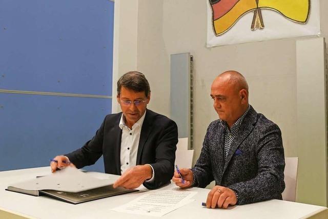 Im Ettenheimer Rathaus bleibt die Motivation hoch, der ukrainischen Partnerstadt bestmglich zu helfen