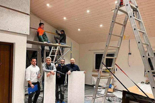 Die Gaststtte im Clubheim in March-Holzhausen wird fr neue Pchterin saniert