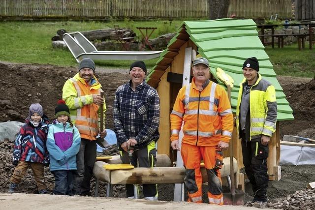 Vorfreude bei den Kindern in Holzschlag