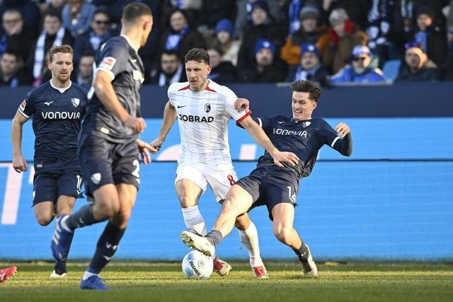 Der SC Freiburg gewinnt schmeichelhaft mit 1:0 gegen den VfL Bochum