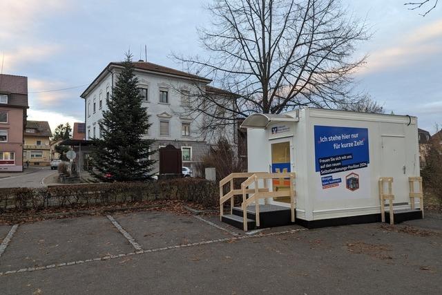 Wohin mit dem Volksbank-Pavillon in Murg?