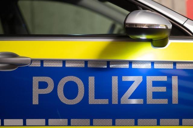 Zwei Mnner versuchen in Lrrach eine Kupferstatue zu stehlen