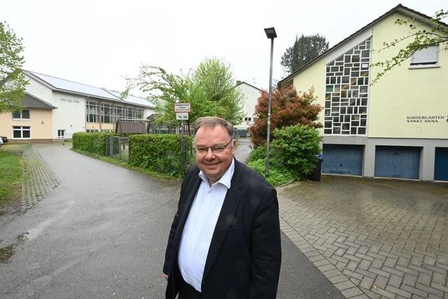 Teningens Brgermeisterkandidat Heinz-Rudolf Hagenacker zeigt Schwerpunkte fr eine neuen Amtszeit auf