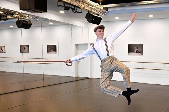 Allein unter Frauen: Der Freiburger Ballettschler Sebastian Weh tanzt beim deutschen Ballettwettbewerb auf Rang 1