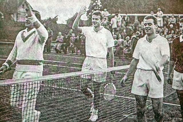 Als der TC Lahr Tennisblle zur Erneuerung schickte