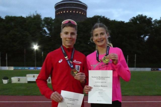 Julia und Lukas Ehrle gewinnen Gold und Bronze bei der deutschen Langstreckenmeisterschaft in Hamburg