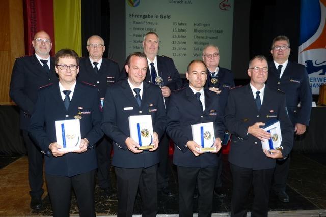 Die Feuerwehren im Landkreis Lrrach stehen vor groen Herausforderungen