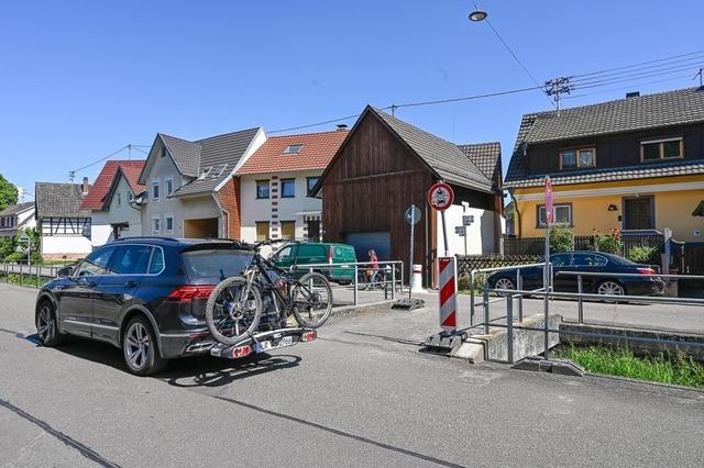 Sanierungsbedarf bei maroden Brcken im Lahrer Ortsteil Sulz