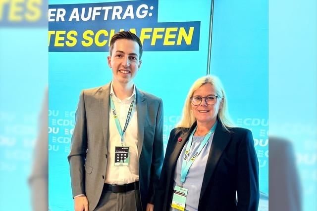 Alexandra Muler und Stephan Schwarzmller kandidieren bei der Landtagswahl auf der CDU-Landesliste