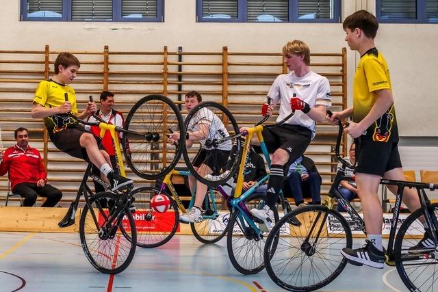 Wallbacher Radballer werden Siebte bei der Junioren-DM