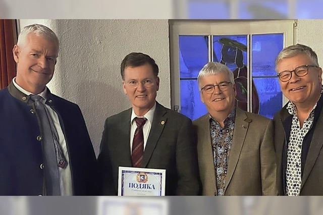 Breisacher Lions spenden fr Projekt in der Ukraine