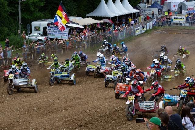 Seitenwagen sind beim Motocross in Schopfheim wieder das Highlight