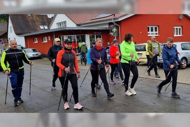 Groer Andrang bei der Neuauflage des Nordic-Walking-Laufs in Lahr-Sulz