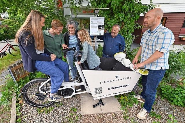 Freiburg-Kappel: Internetausbau stockt – neues Lastenrad in Betrieb