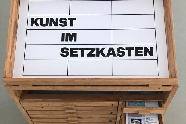 Ausstellungsformat "Kunst im Setzkasten" im Lahrer Stadtmuseum geht in die dritte Runde