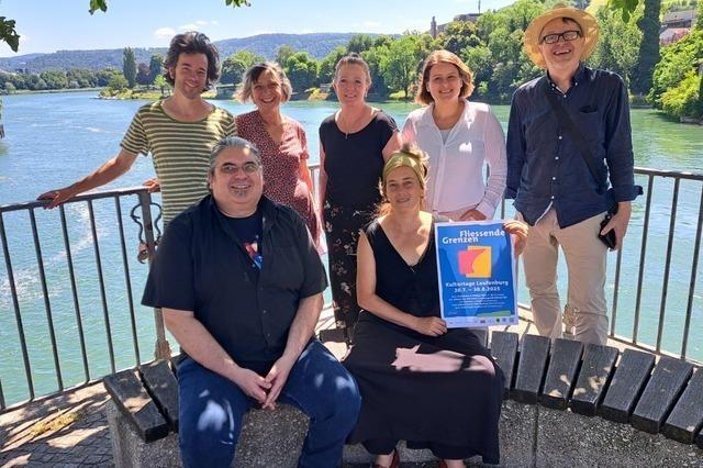 Das ist das Programm fr die Kulturreihe "Flieende Grenzen" in Laufenburg