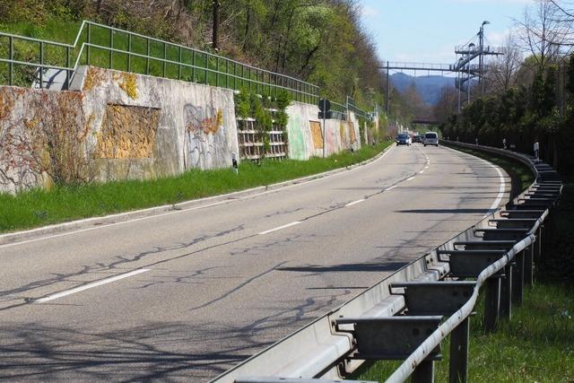 Auf der Zollfreien Strae bei Weil am Rhein gilt knftig Tempo 70