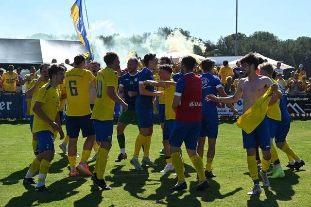 Spvgg. Buchenbach bejubelt am Rhein den Aufstieg
