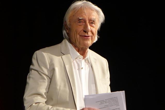 Emil Steinberger blickt vor dem Besuch in Bad Sckingen auf sein Leben zurck